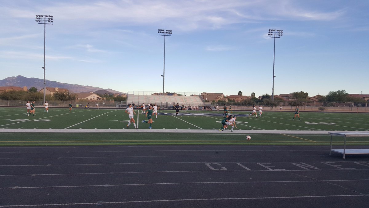 Went to see some soccer yesterday and got to see Mia score a goal!