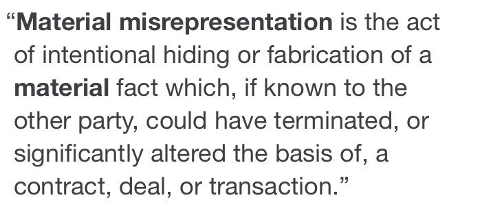TheWaveDealer1's tweet photo. #MaterialMisrepresentation 👇 https://t.co/YgARLh8Akw