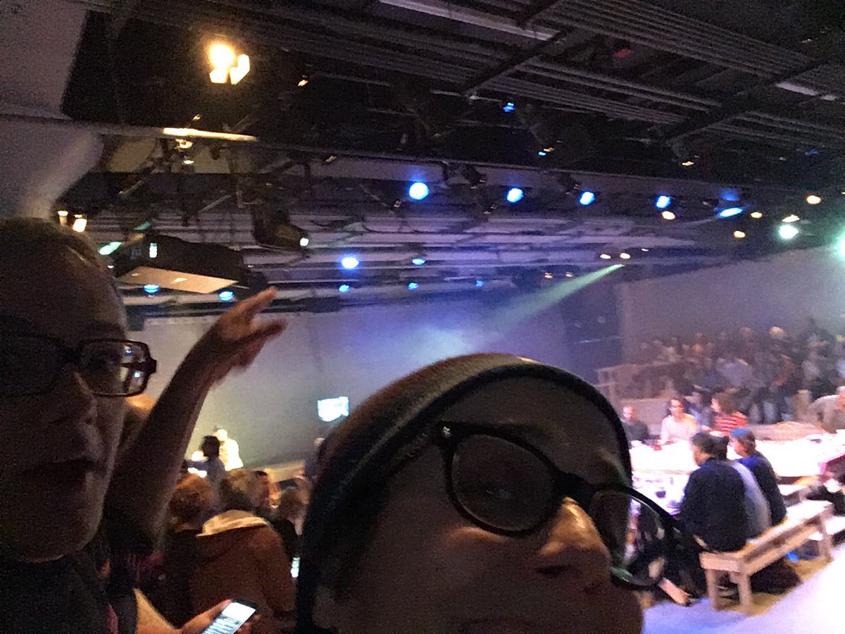 sarahgstanley's tweet photo. We are at the 1st preview in NYC of @countingsheepLB here with @Trev6 @AislinnTO and #frankgetahandledonato #countingsheeprevolution my camera style is here too. https://t.co/joESYdNHLs