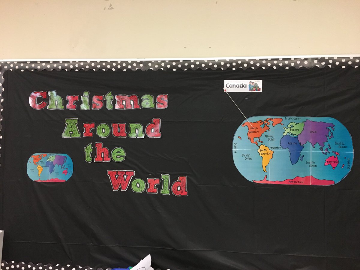 danamrobinson's tweet photo. We started our Christmas around the World project today! Thanks @mrsrossgrade1 for the amazing resource #TpT https://t.co/naQmCSmwpA