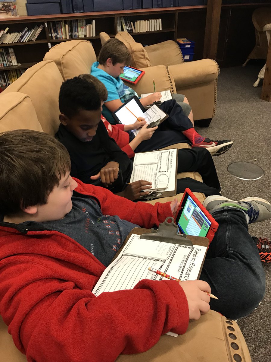 KehLibrary's tweet photo. Random research! Today we used Brittanica Online and researched people whose last names begin with the same letter as theirs.  Discovered some really cool people. #keh4life #randomresearch https://t.co/l9rXwRRo6t