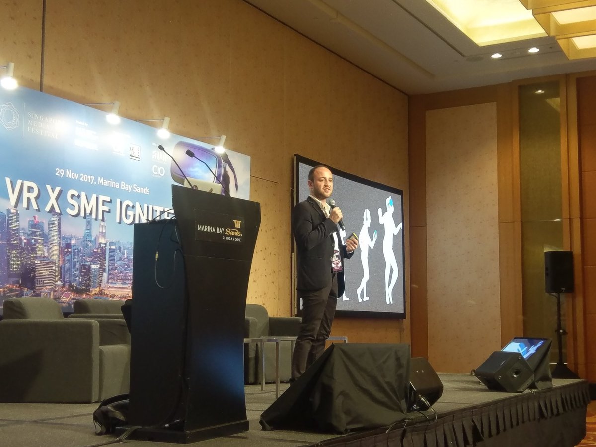 APB_News's tweet photo. "#VR, a reset button, is the birth of a new media," Salar Shahna, CEO of World VR Forum, said at "The Future of VR" session #asiatvforum #screensingapore #SingaporeMediaFestival #SMF #WorldVRForum https://t.co/7C9YTVhhDx