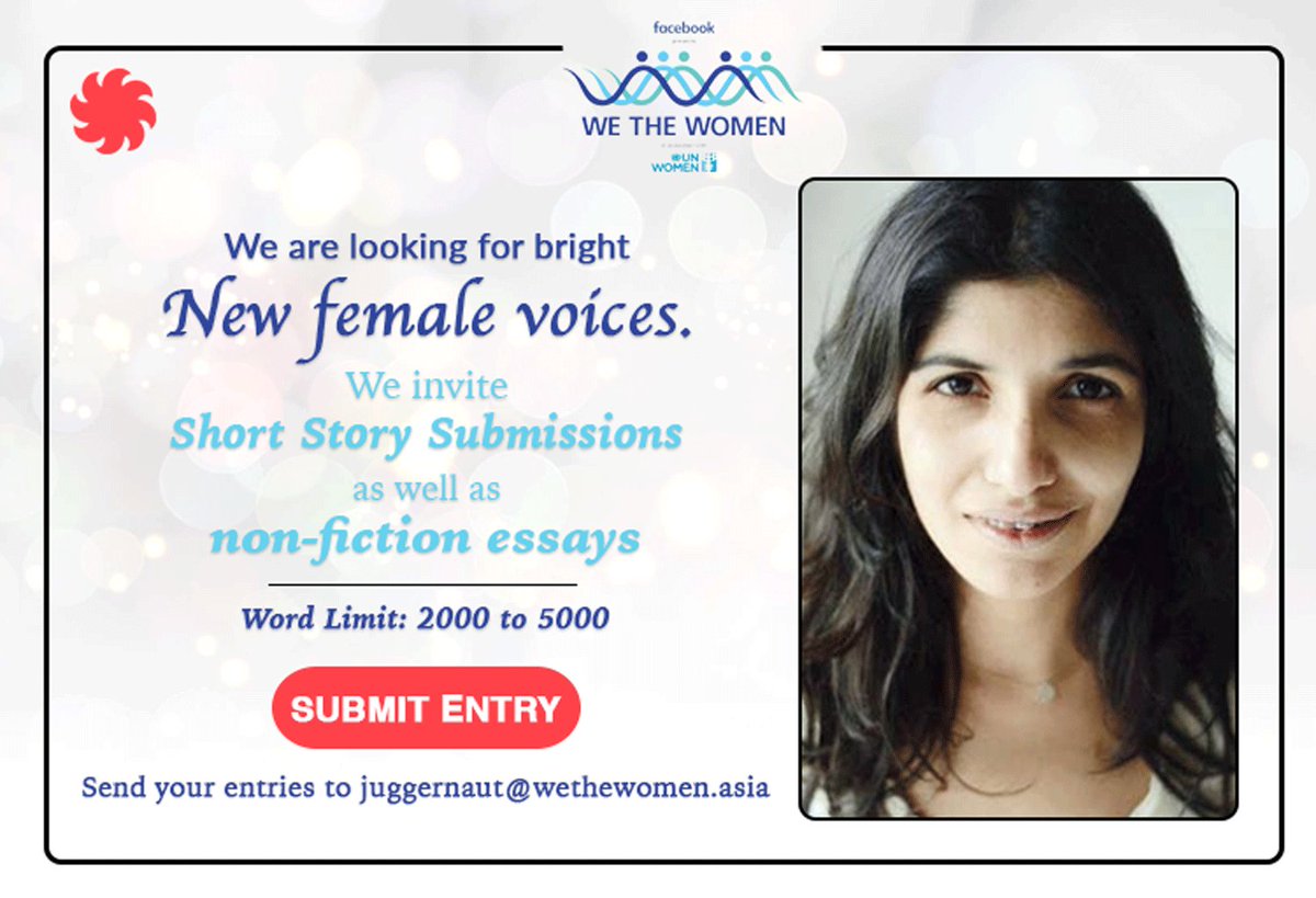 juggernautbooks's tweet photo. Share your stories with us and get a chance to attend the We the Women Asia conclave on 9th and 10th Dec. #writingcontest #writewomen https://t.co/P2YldV0VrL https://t.co/J0DrjH0M0f