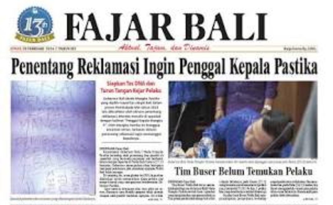 Inilah kalau preman diberi makan...