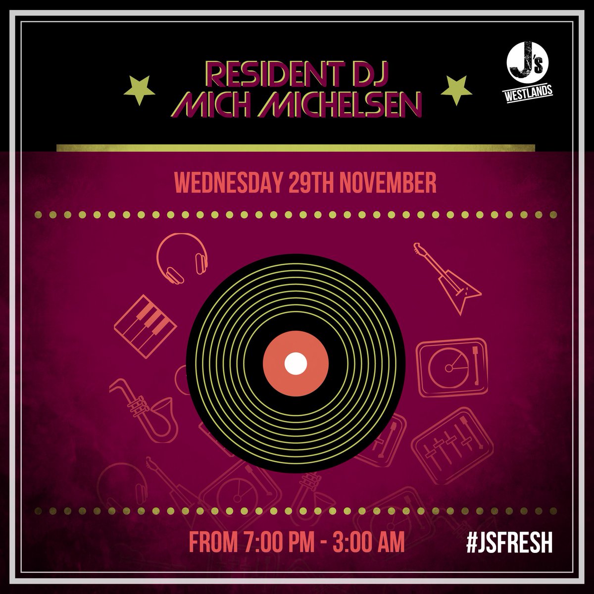 JsFreshKitchen's tweet photo. Join Mich Michelsen tonight from 7 pm at J’s Westlands as we celebrate the last Wednesday of November! Book your dinner table on 0707 612585 #JsFresh https://t.co/Y9mkS0PgzF