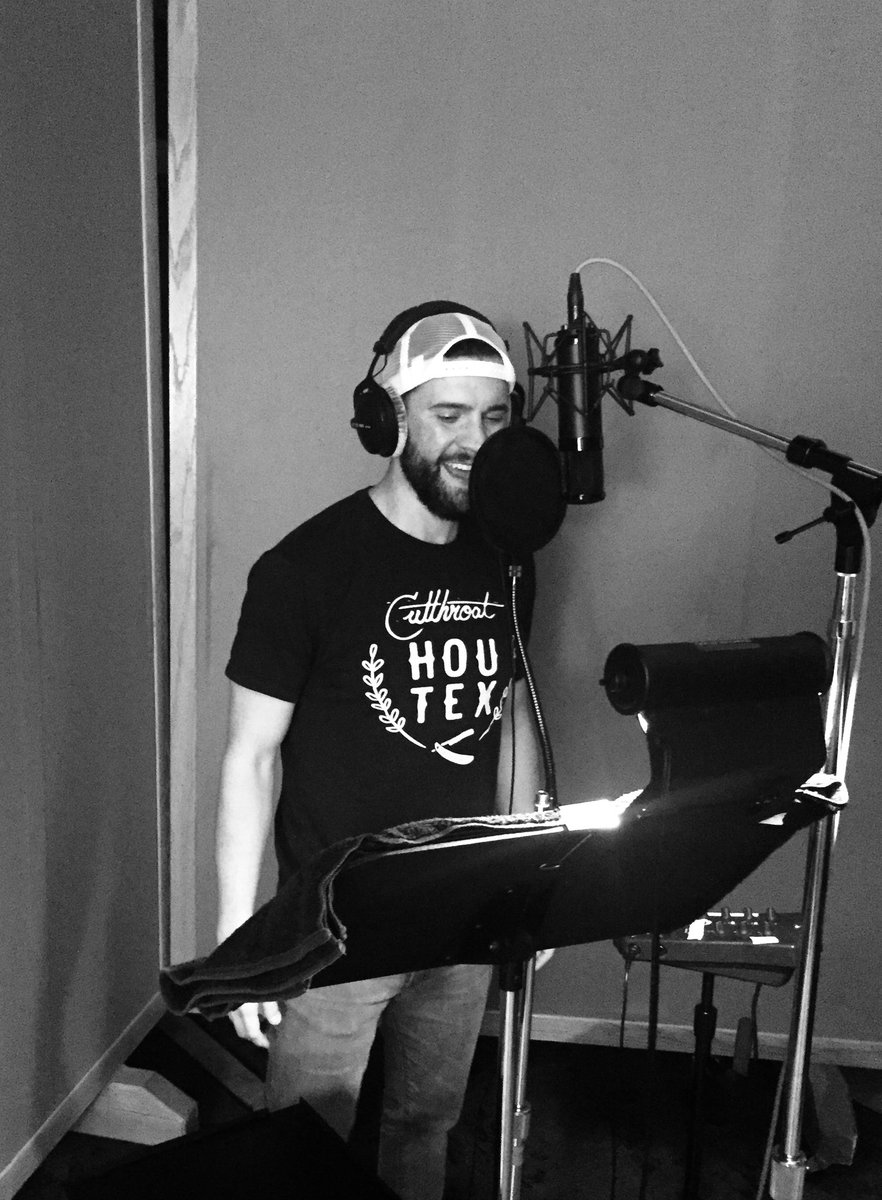 GilMcKinney's tweet photo. Started my day in a funk. Ended it on a high note in the studio with @jasonmanns recording for his upcoming #CoversWithFriends album. Excited to be a part of this one! #SPNFamiIy https://t.co/NX0SGtwcWj