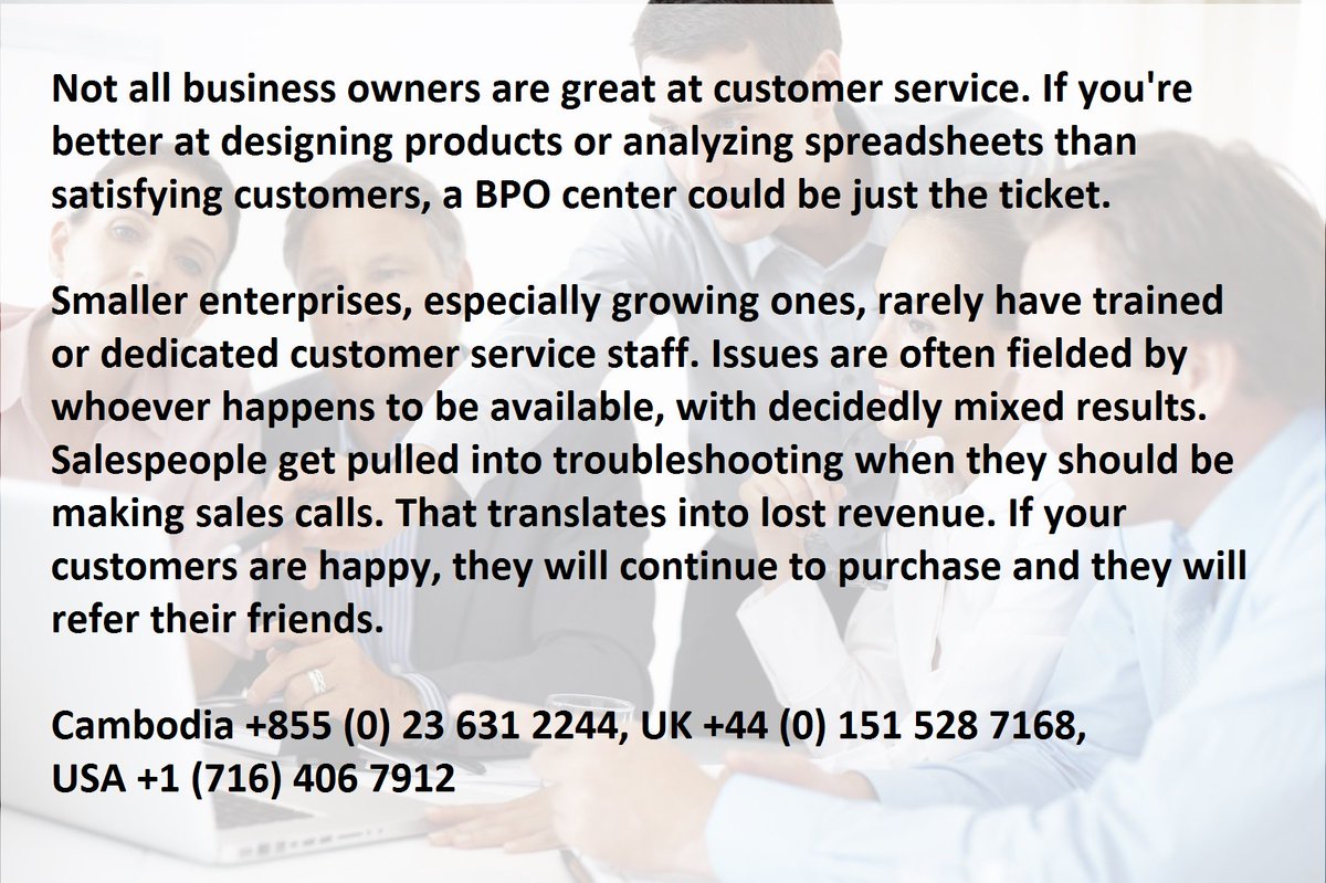 akonecambodia.com

Reduce business costs, outsource your customer service