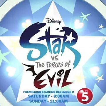 denss_bihay_10s's tweet photo. Star vs. The Forces of Evil airs on TV5 starts this Saturday at 8:00am, also airs again on Sunday at 11:00am!! Credits: @HeyItsMiggy #SvTFoEonTV5 #StarVsTheForcesOfEvil #TV5 #TV5Philippines #FreeToAir #FreeTV #DisneyXD #DB1129 @KierAriel @OFC_CJCanonoy27 @MarkEvieretPenn https://t.co/QAyKvEfEj3