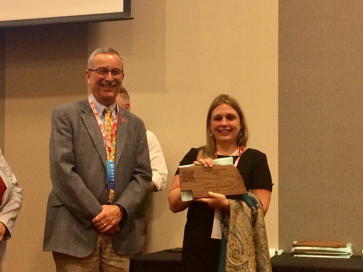 Way to go Dr Holly Hatton-Bowers!!!  Very well deserved Innovative Extension New Employee Award for all of her hard work!!