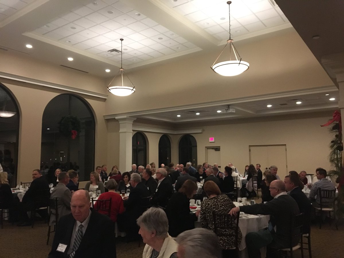 A full house and a fun group at the Ottawa County <a href="/MItownships/">Michigan Townships</a> Dinner this evening #ottawacounty #HolidayCheer #merrychristmas