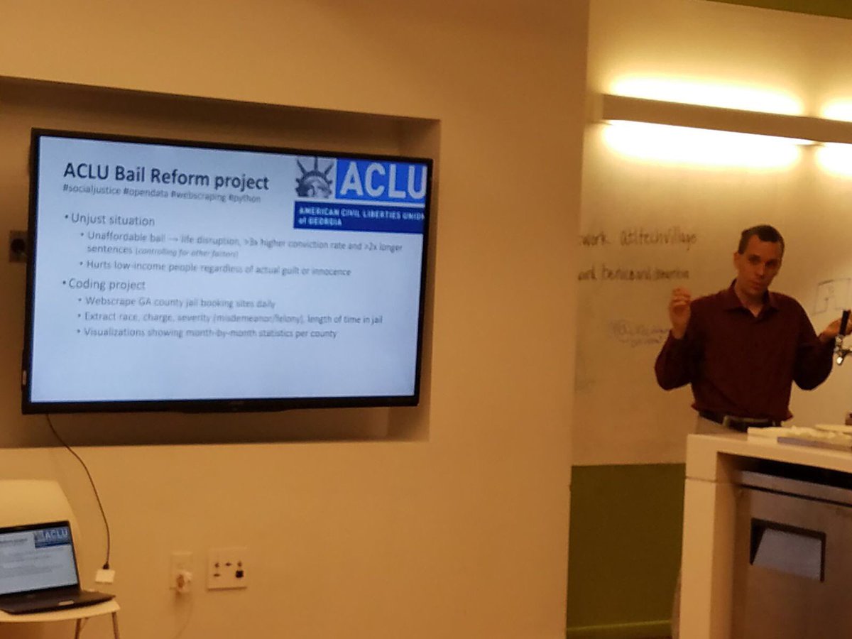 AppZoroT's tweet photo. #civichacknight working together for a social good #Atlanta #coding @ATLTechVillage https://t.co/dBHEgMd3He