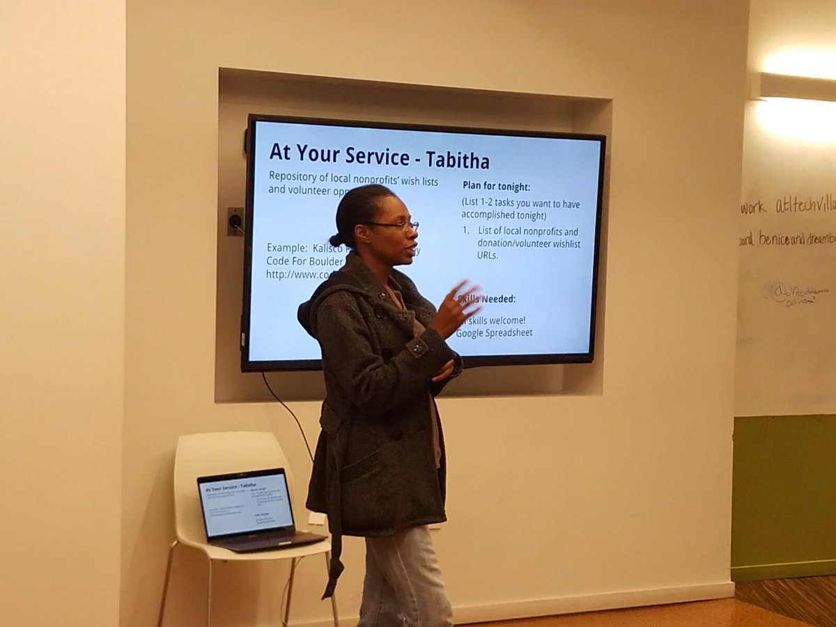 AppZoroT's tweet photo. #civichacknight working together for a social good #Atlanta #coding @ATLTechVillage https://t.co/dBHEgMd3He