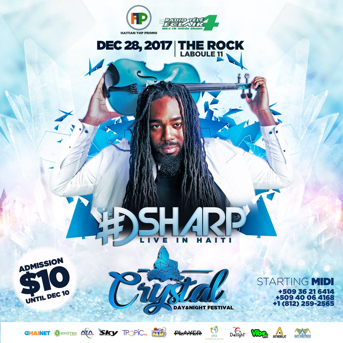 crystaldec2017's tweet photo. 💎"C R Y S T A L" 💎#December28th @ The Rock (Laboule 11) -
@whoisDSharp 
@RadioTeleEclair https://t.co/2qMIg1RnrL