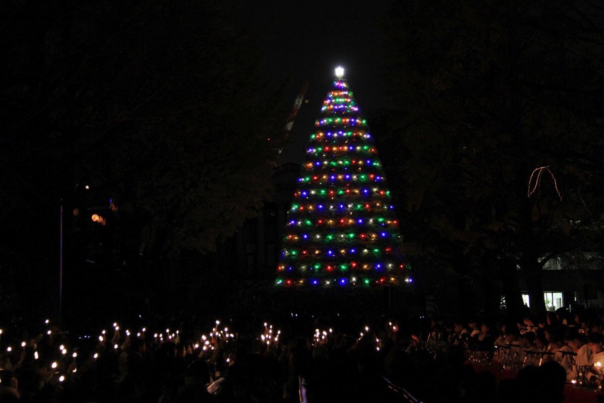 青山学院大学聖歌隊 新入隊員募集 12月の奉仕予定 クリスマスツリー点火祭 12 1 金 17 50 18 30 大学礼拝奉唱 青山キャンパス 12 6 水 11 月 10 30 11 00 クリスマス礼拝 青山 12 19 火 18 30 19 30 相模原 12 21 木 18 30 19 30