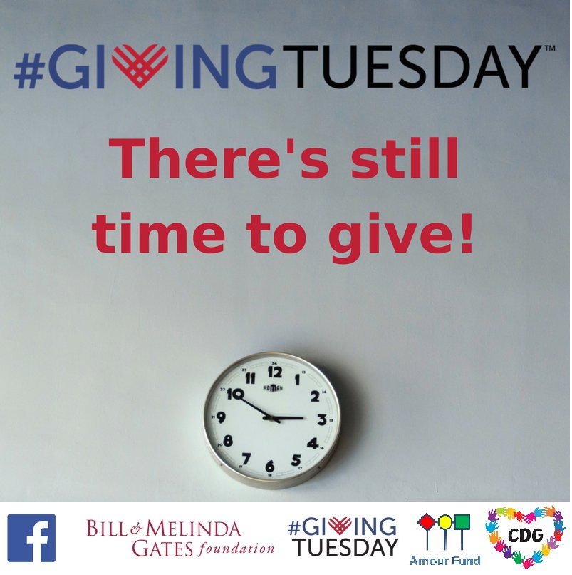 AmourFund's tweet photo. Today is Giving Tuesday and for TODAY ONLY if you give to Amour Fund on our Facebook page, Facebook will MATCH your donation. give today and double your gift to #cureCDG. with the Facebook Giving Tuesday Match program.
https://t.co/rtSUGrr4XV
Thank you for your generosity! https://t.co/2ezIwfw8Dc