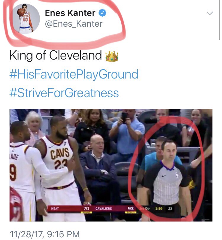 KanyesBFF's tweet photo. @WeAreCavsNation Softest guy in the league who only shows up on Twitter 🚫 #HisOnlyPlayground #StriveForLameness https://t.co/YTXb14JiKw