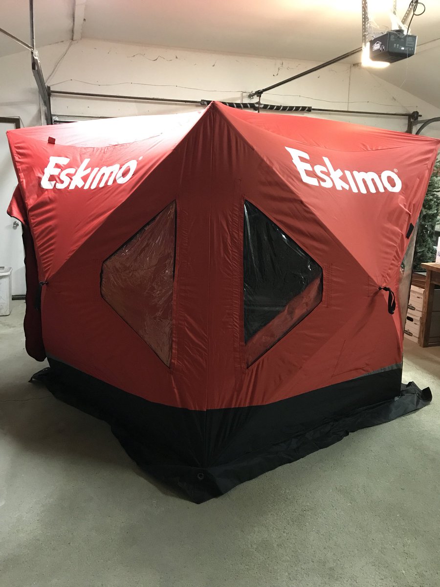 CKFishin's tweet photo. Just doing some preseason prep and seeing if I’m going to make any modifications for this winter in my @Eskimo_IceGear Evo2. #TeamOGTH #letsgetsome #geteskimo https://t.co/9XIseQTyDY