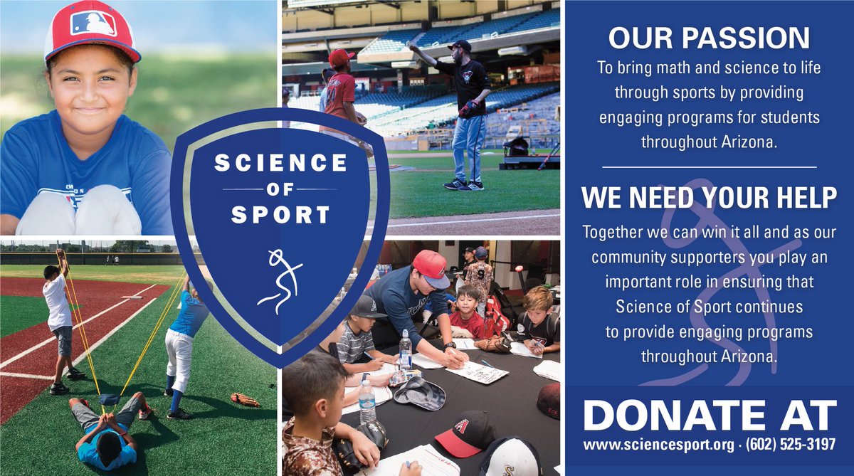 sciencebaseball's tweet photo. Did you know that Science of Sport can now receive your Arizona Tax Credit? You will receive a dollar-for-dollar tax credit on your 2017 filing and it will help us impact more students throughout Arizona. For more information visit https://t.co/cu2hvuK1lN #givingtuesdayaz https://t.co/jtBqee0YCS