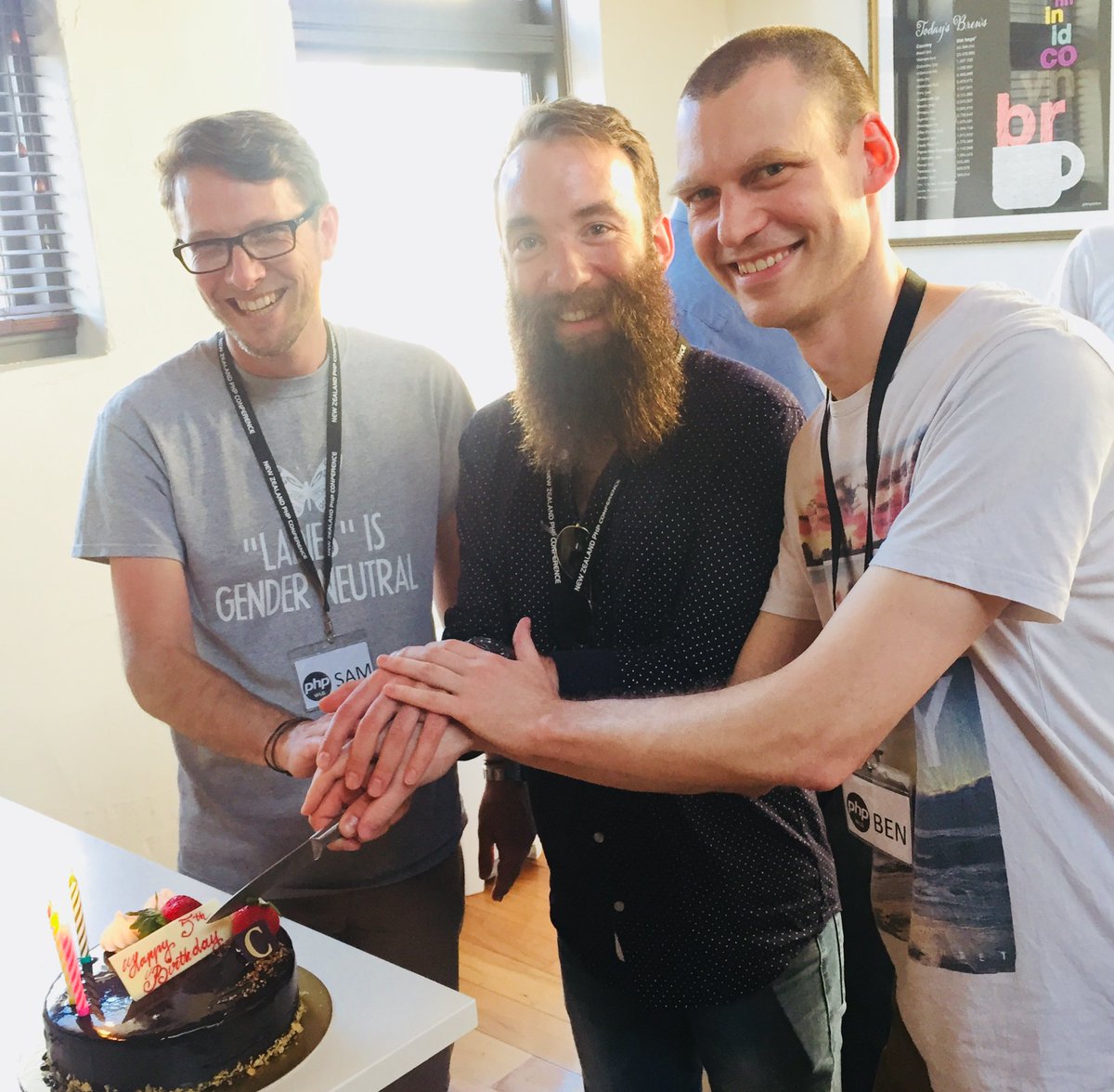 What kind of five year olds birthday party doesn’t have a cake? #phpwlg5