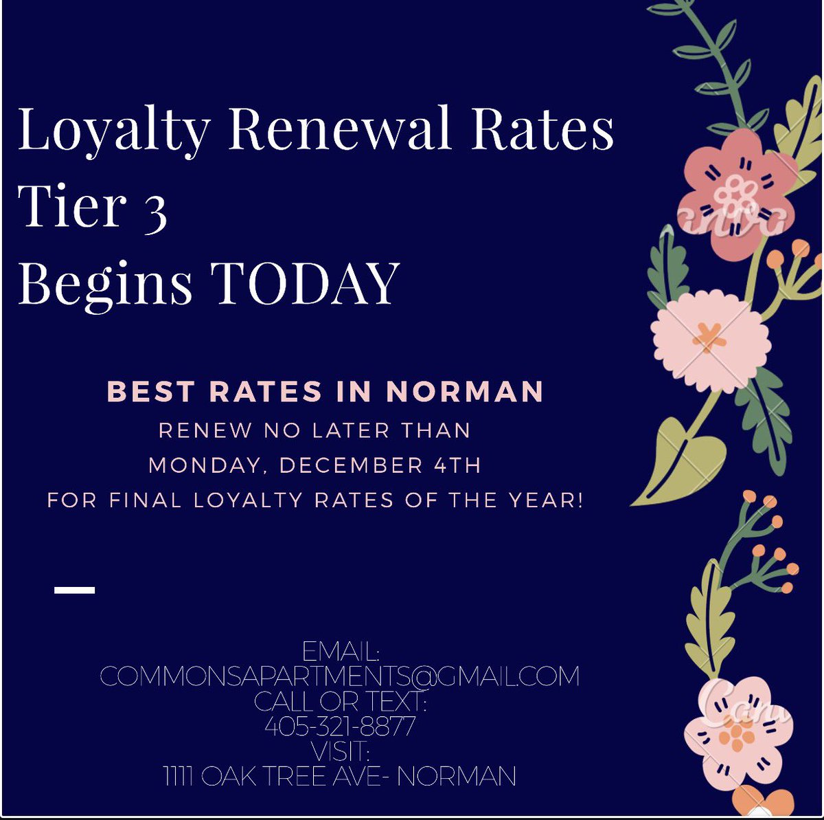 Contact your concierge agent in the office to find out how you can lock in the lowest rates for Fall 2018! #renewal #oudna #oubound #collegelife #homeofthesooners #dormlife #besties #bringafriend #renewtodayandsave #Baker4Heisman #Boomer
