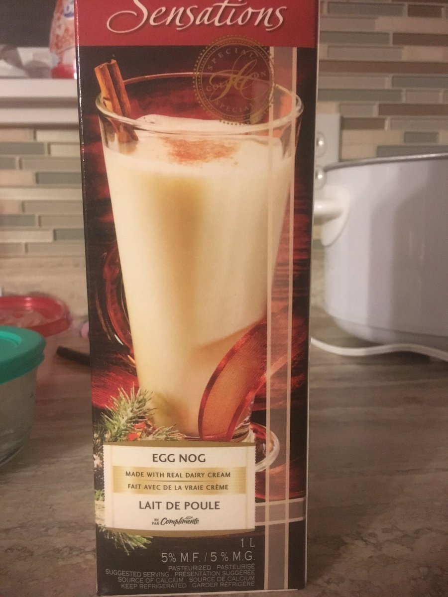 Is it too soon for this? #eggnogseason
