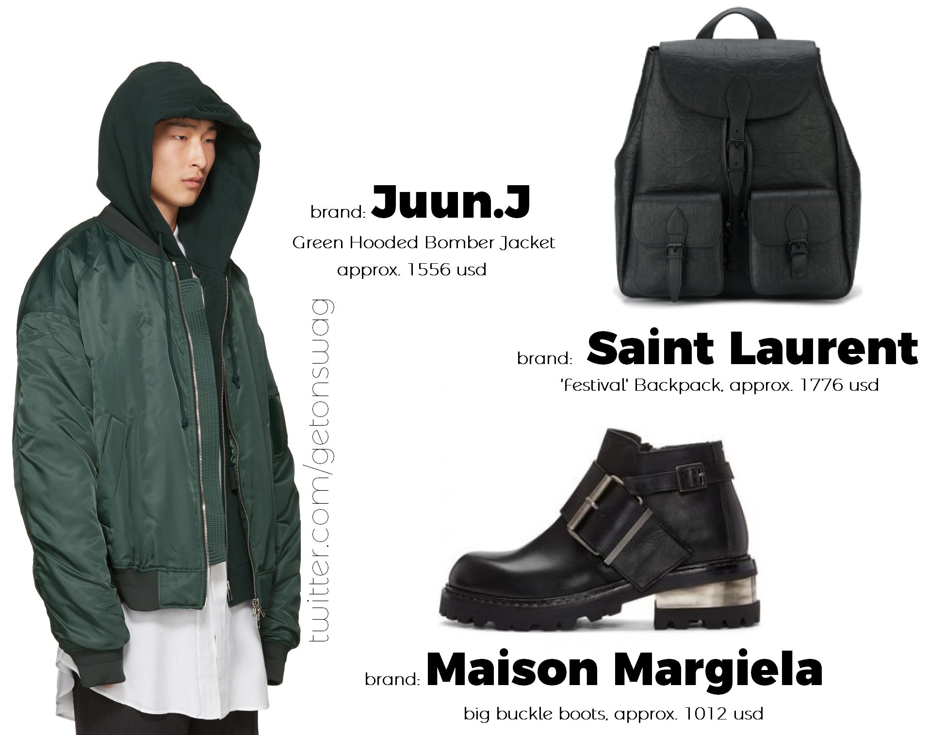 maison margiela big buckle boots