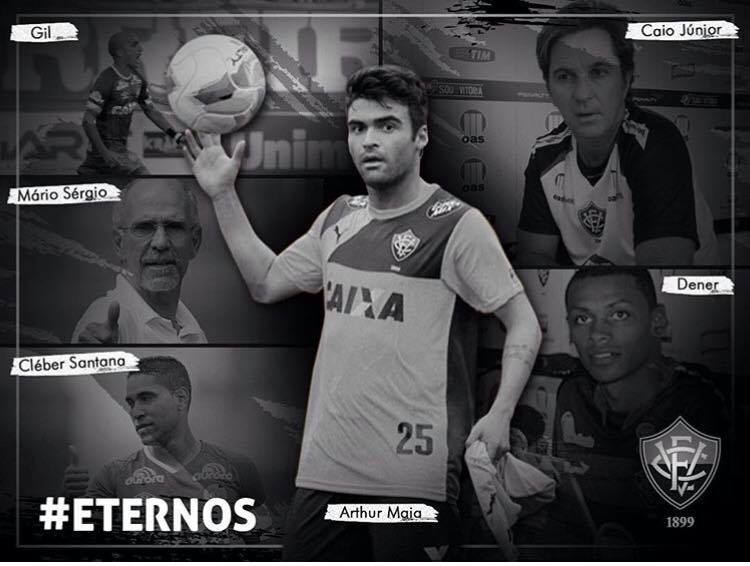 raelguto's tweet photo. Vcs nunca serão esquecidos. #ArthurMaia #CaioJr #CléberSantana #Dener #Gil #MárioSérgio #ETERNOS https://t.co/2A5PxcUvJi