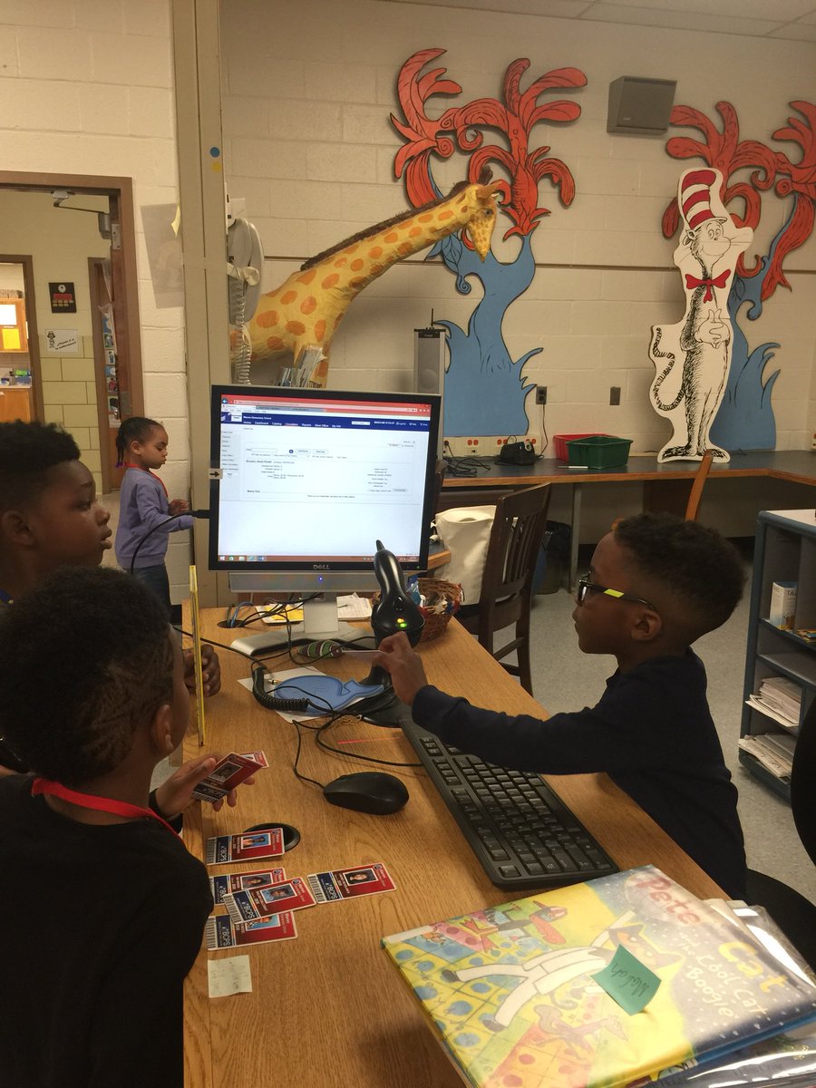 Kdg Ss practicing self-circulation of library books! It’s amazing what our youngest people can do when we give them the opportunity! <a href="/WarrenES_BCPS/">Warren Elementary</a> <a href="/lisadingle5/">lisa dingle</a> <a href="/BCPSLMP/">BCPS LMP</a>
