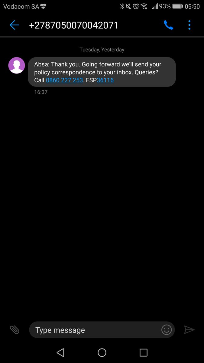 PhilMas's tweet image. Dear @Absa. I GOT THE MESSAGE. YOU DON'T HAVE TO SEND IT TO ME OVER 50TIMES. I'VE BEEN GETTING THESE ALMOST EVERY MINUTES SINCE YESTERDAY AFTERNOON. CUT IT OUT, IT'S NOT FUNNY. RATHER GIVE ME THE MONEY YOU'RE SPENDING STALKING ME.