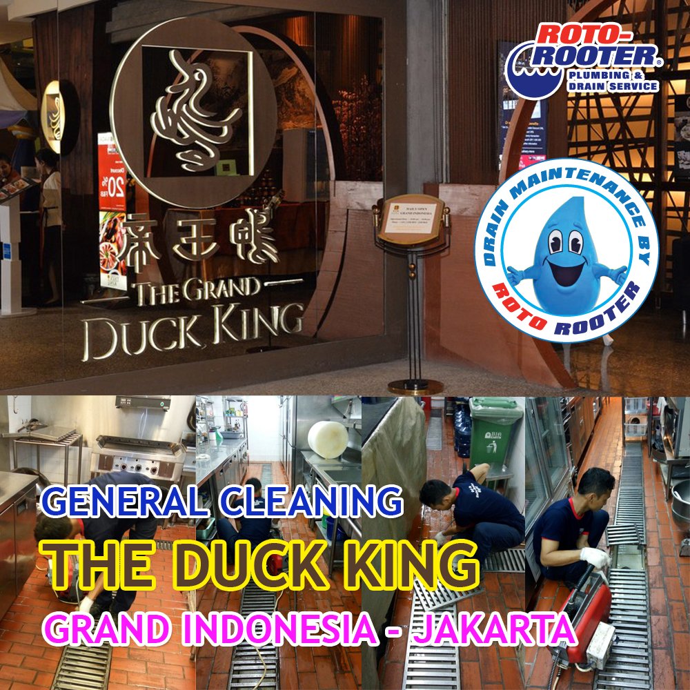 RotoRooterID's tweet image. Pagi Rotolovers, Rabu Keren 😎
Ada rekomendasi restoran yang enak dan tempatnya keren banget loh. Apalagi kalau kamu penyuka bebek pasti sudah tahu tempat ini. The Duck King Restaurant

DRAIN MAINTENANCE BY ROTO ROOTER FOR THE DUCK KING GROUP

#ahli #saluran #mampet #pipa #bocor