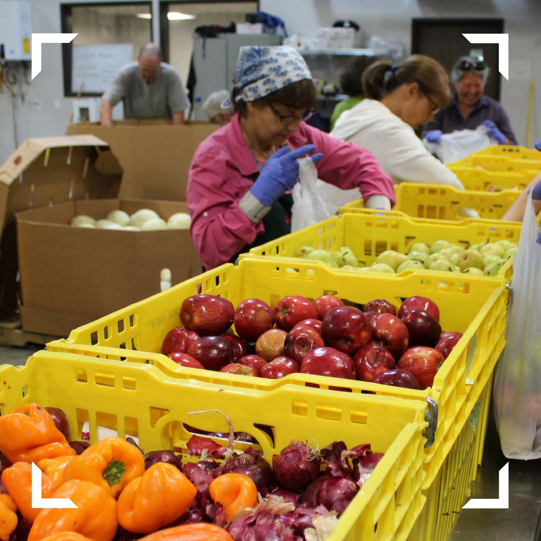 slofoodbank's tweet photo. We love our Tuesday morning crew who make fresh produce harvest bags! #volunteerslo #slofoodbank #fighthunger https://t.co/TNhKXpZRDZ