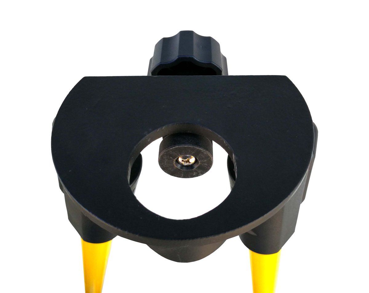 Surveying accessory Pole Bipods. New design with better stability. Can be used for all kinds of prism poles, ranging poles and RTK pole.