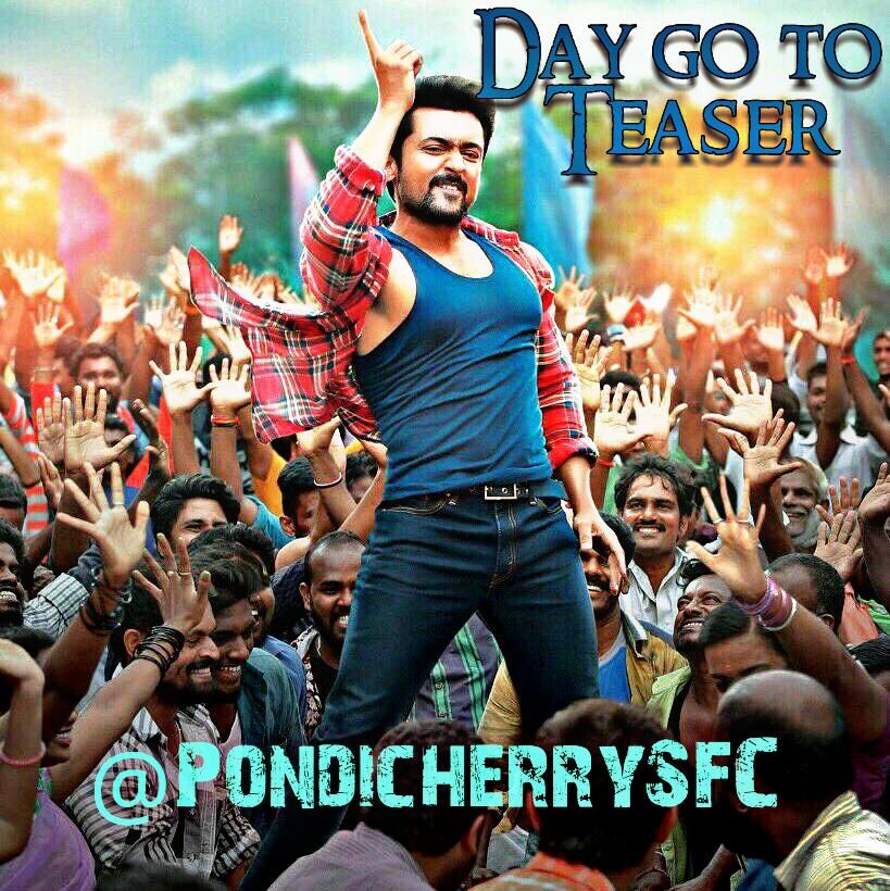 SFC_Pondicherry's tweet photo. #1DayToGoForTSKTeaser on the way.. TSK counting starts from now.. Get ready guys for special treat @Suriya_offl @VigneshShivN @anirudhofficial @KeerthyOfficial @StudioGreen2 @rajsekarpandian https://t.co/9IssHOd1lD