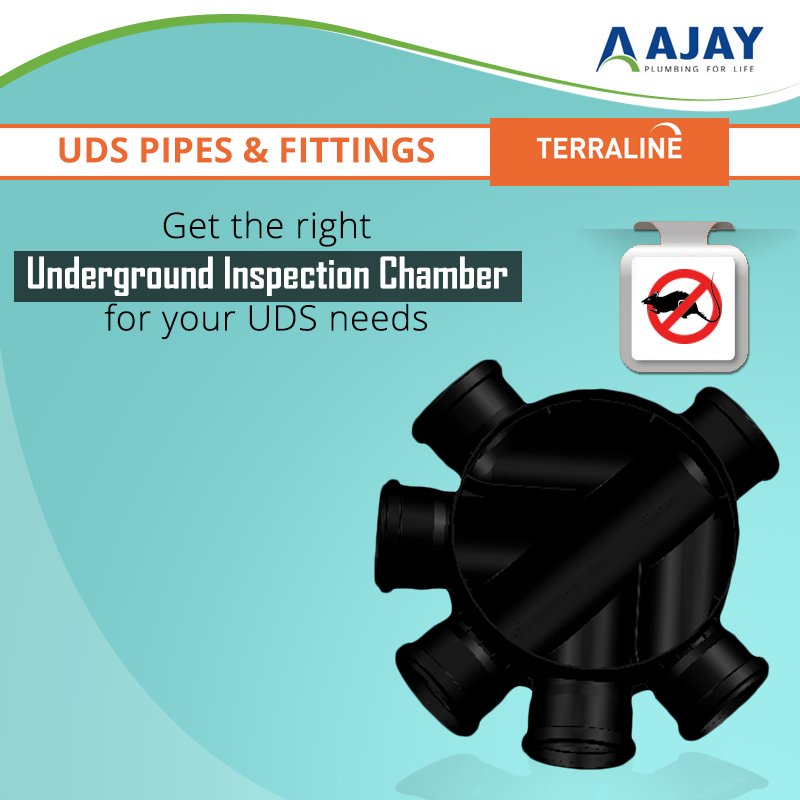 ajaypipes's tweet photo. An Underground Inspection Chamber functions like an access point to let you check different pipes in your drainage system and deal with any problems. https://t.co/JjIg1Tbyza
#AjayPipes #UDSTerraline #InspectionChamber #Pipes https://t.co/JelQwpPV5f