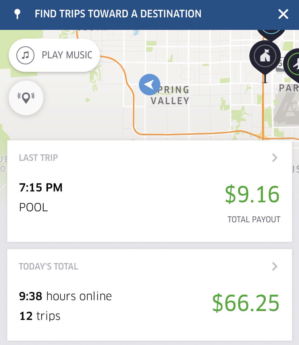 iamangelace1's tweet photo. @Uber something doesn't look right about today's totals &amp; The earned wages. Especially in a big city like Las Vegas!😱#toomanydrivers https://t.co/d0bwNdzldK