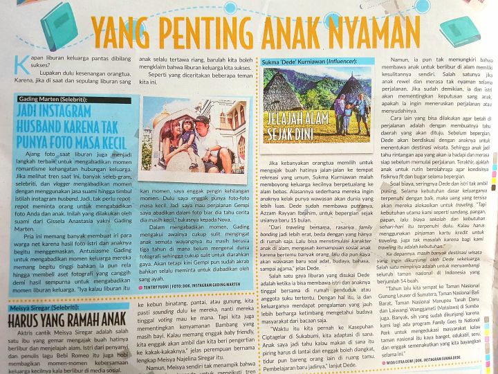 Keluarga kami di <a href="/Tabloidnova/">Tabloid Nova</a> utk #edisiliburan 😊