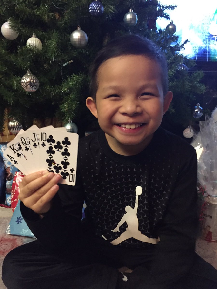 amycpooh's tweet photo. Nothing beats getting schooled by your eight year old nephew.  Playing cards...crazy 8s, big 2...aren't they the same game?!?  #confused #kidsaresosmart #nomoneyinvolved https://t.co/AhCDpTrONs