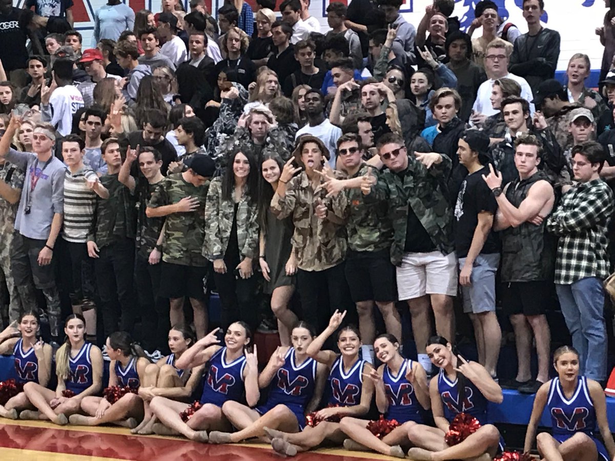 GMilbrandt_CHS's tweet photo. Camo night at the basketball game.   Great student support!#CampusofChampions https://t.co/JogjJgLIdu