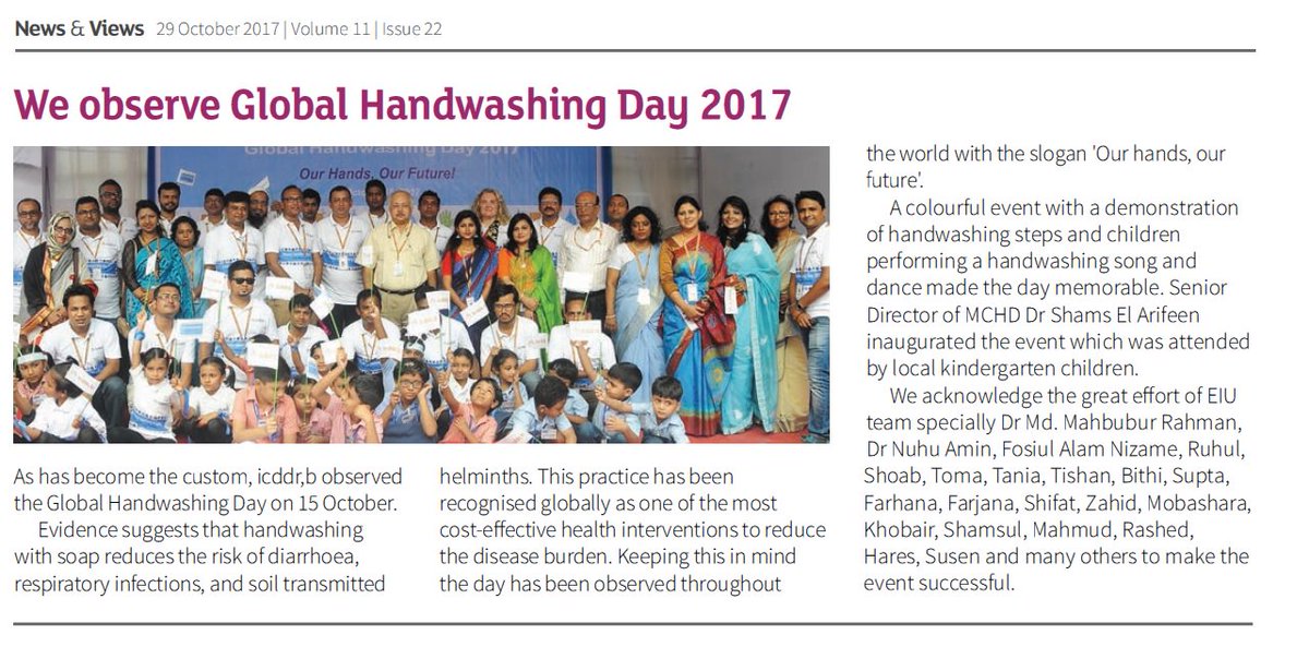 NuhuAmin's tweet image. We observed #Global #HandWashingDay at #icddr_b #handwashing #SoapyWater