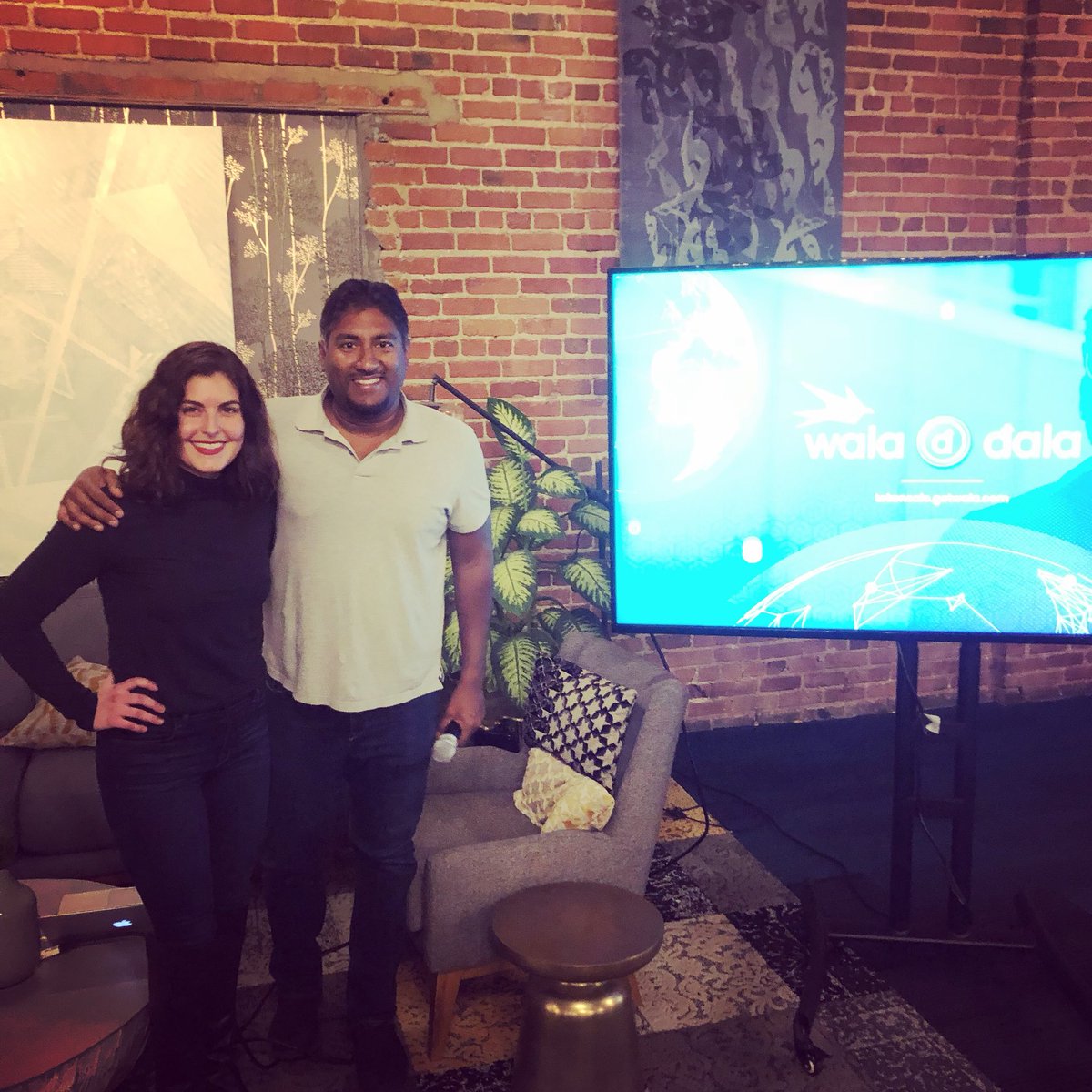 Wala (@getwala) on Twitter photo Wala CEO <a href="/TriciaTita/">Tricia Martinez</a> and <a href="/VinnyLingham/">Vinny Lingham</a> representing crypto in emerging markets in SF 🙌 #blockchain #crypto #emergingmarkets #dala #fintech Wala CEO <a href="/TriciaTita/">Tricia Martinez</a> and <a href="/VinnyLingham/">Vinny Lingham</a> representing crypto in emerging markets in SF 🙌 #blockchain #crypto #emergingmarkets #dala #fintech