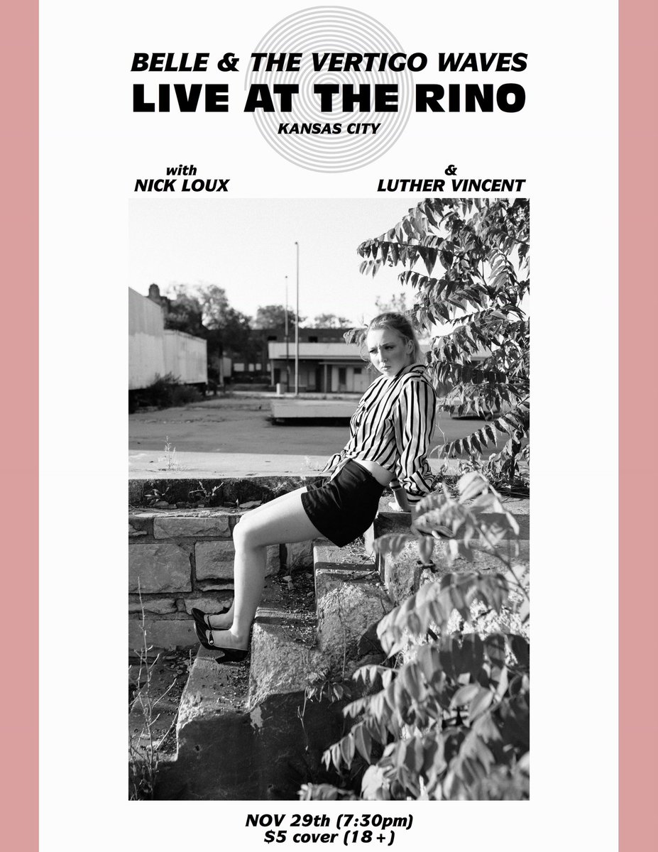 FineDiningProd's tweet image. Come hang tomorrow at @TheRinoKC. Chill Wednesday vibes with @belleloux @nickloux and Luther Vincent! ❤️