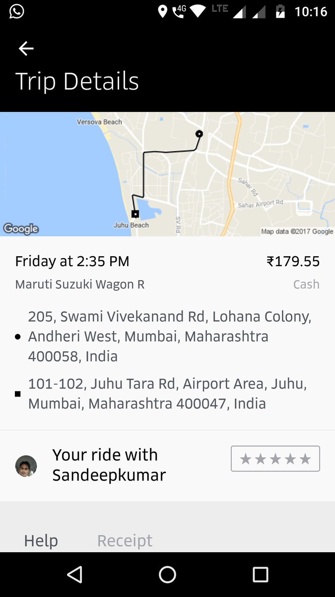 Nishantpen's tweet photo. @Uber_India again you charged me too much and my previous uber credits weren't applied https://t.co/Cy444QlKnD