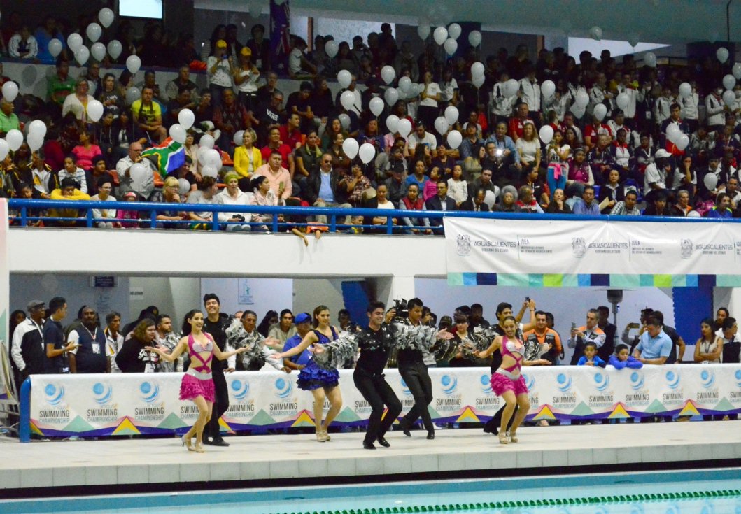 #Aguascalientes2017got off to bang tonight! We're now ready for the first medals to be awarded on Wednesday! 💪🏊‍♀️