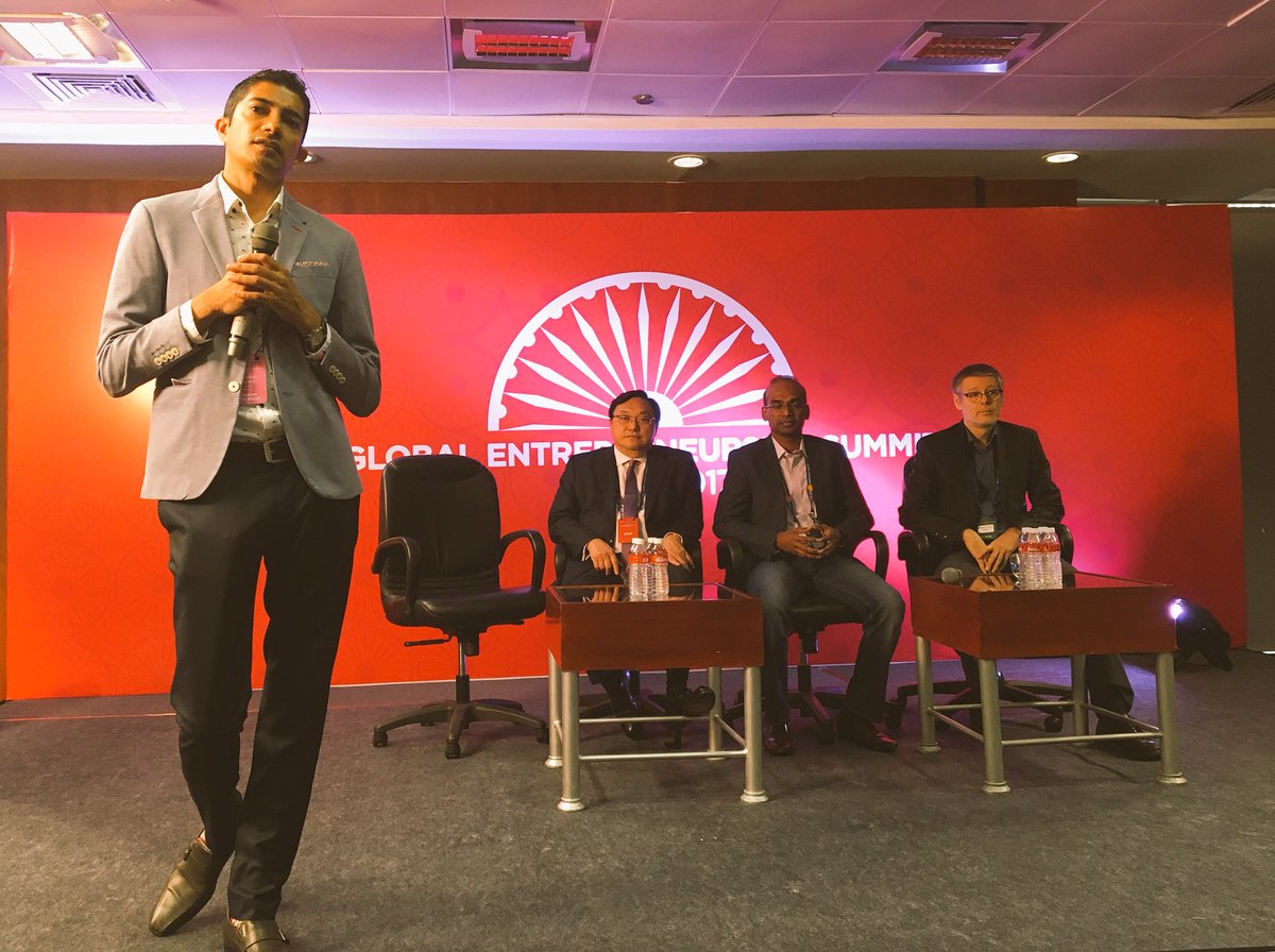 hemanthsk's tweet photo. Launch of @THubHyd #T-Scale Accelerator by Jay Krishnan #GES2017 @imaginatenews is proud to be one of the first startups in the program https://t.co/86BaAObH8L