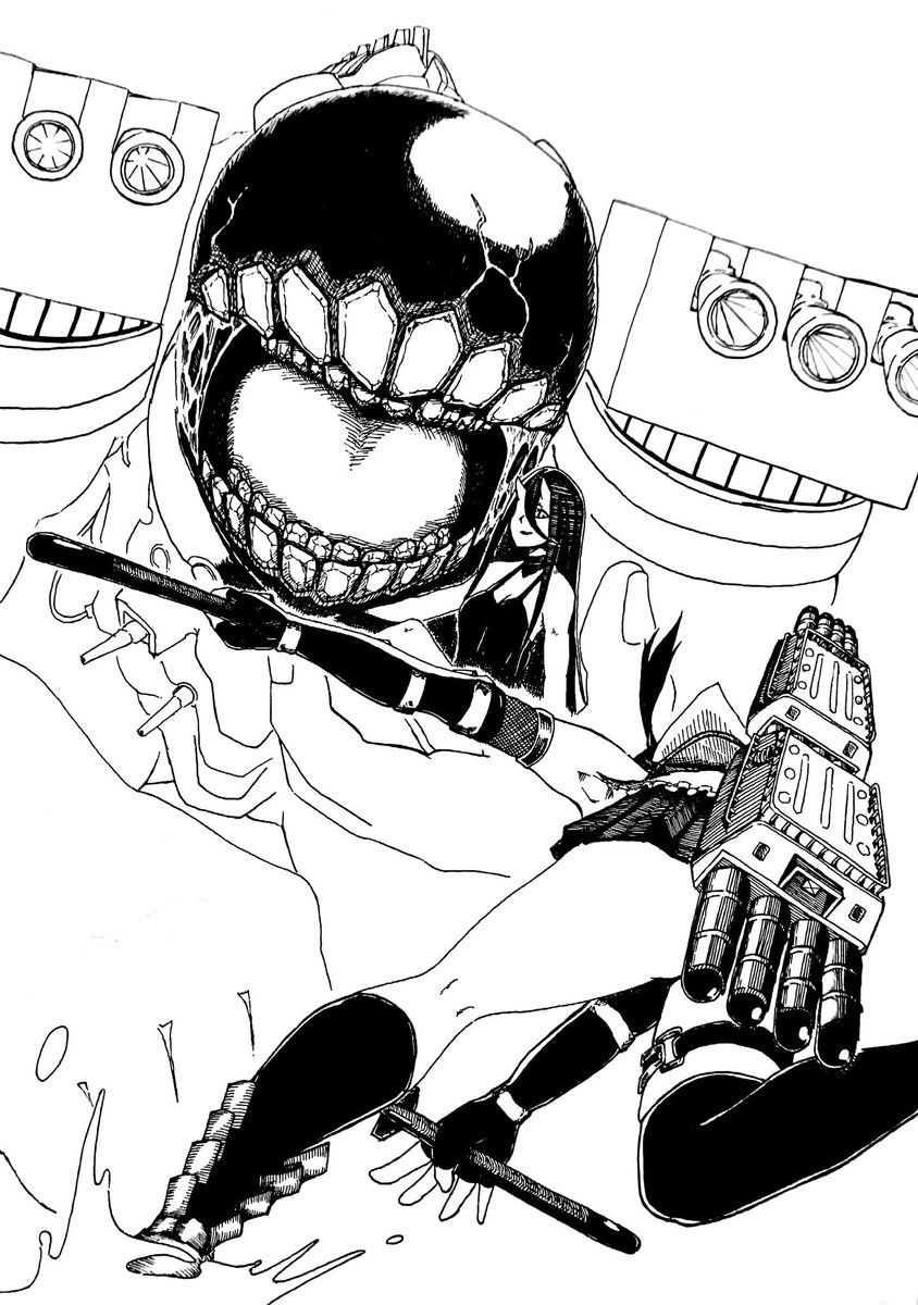 途中段階も込みで(‾▽‾)
#このタグを見た人はラフ画とその完成絵を見せる 