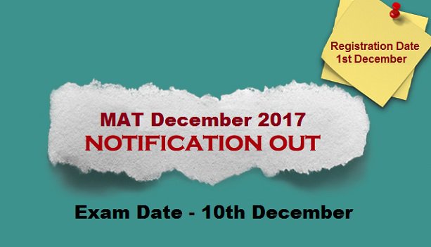 Mbauniverse's tweet photo. Last Chance for #MAT2017Registration.... Hurry UP! @ https://t.co/IyhOck4jWw

Apply Here for December #MAT2017 #OnlineRegistration, till 1st December :) https://t.co/EpFKj1UOnq https://t.co/JPKgVK9r4h