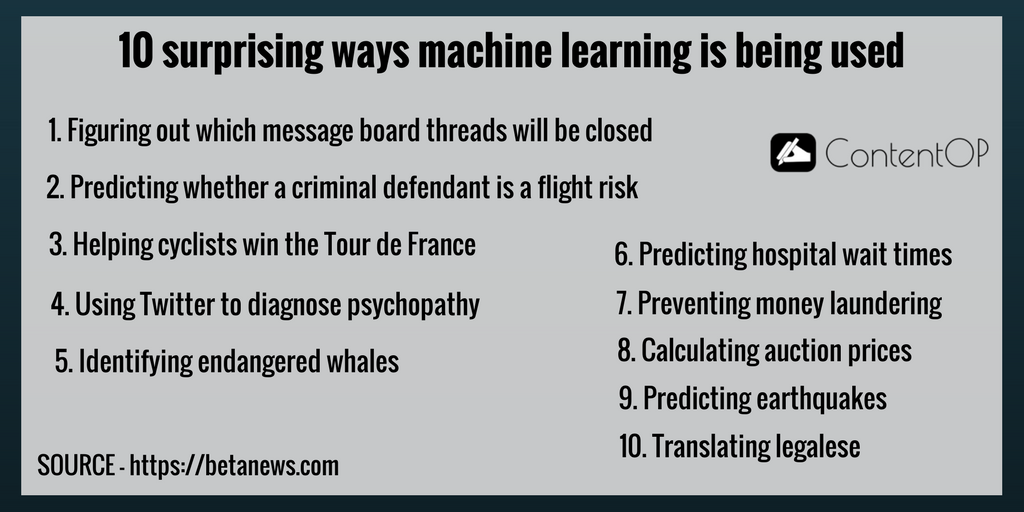 content_op's tweet photo. #Buzzword #MachineLearning #SurprisingWays https://t.co/oS5LnB6lQC