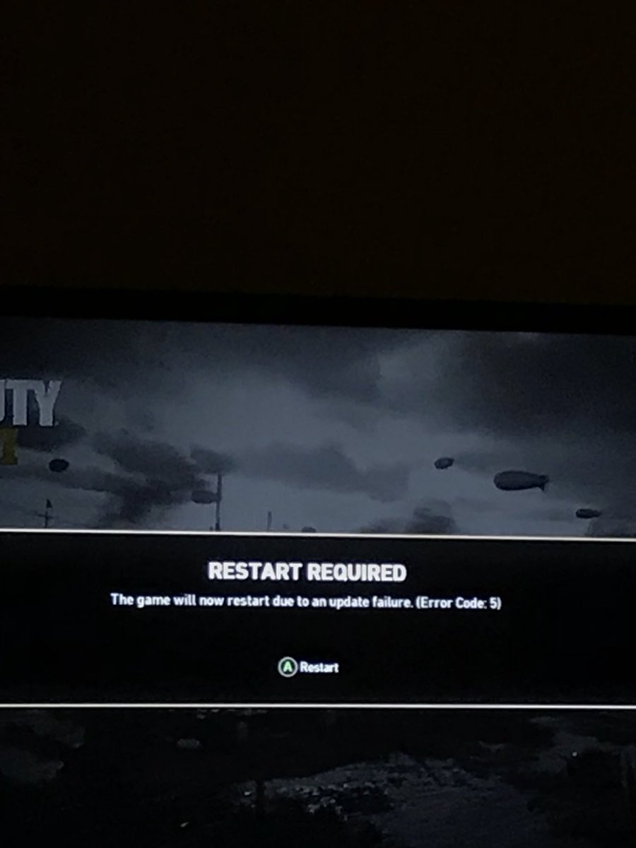 HusseyDylan's tweet photo. @SHGames SLEDGEHAMMER I have been trying to PLAY ONLINE on ww2 for over a WEEK and can cannot play it keeps saying UPDATE ERROR 5 and i have done all the steps yall have told everyone to do and it still ain’t working! What can i do to fix this. https://t.co/850A8EQwJu