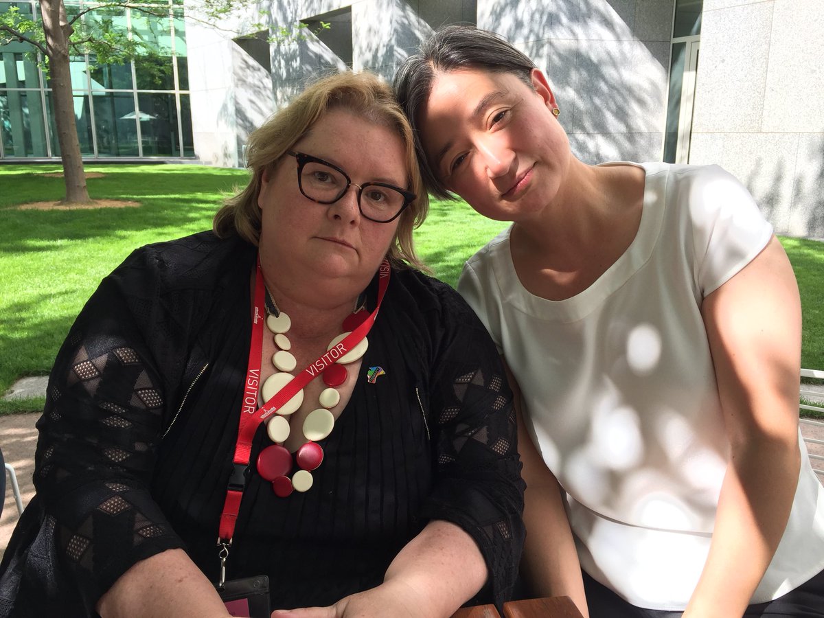 MagdaSzubanski's tweet image. So I said to Penny I said, “It’s been a long day.” She said to me she said, “It’s been a long decade.” @SenatorWong One more house to go @AMEquality