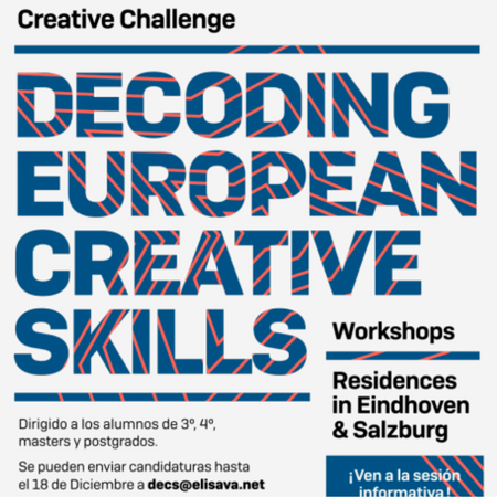 europe_creative's tweet photo. Call - @ElisavaBCN workshops &amp; residencies on #creative skills research. Open to graduates &amp; young professionals. In cooperation w. @TUeindhoven &amp; @fhsalzburg https://t.co/V5gA4bgNsK https://t.co/Uqboa3RDyk